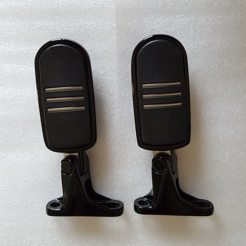 Passenger Peg Assemblies - Gloss Black (2016 & Newer)