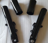 Fork Lowers & Cow Bells Gloss Black (2001 - 2013 Touring Models)