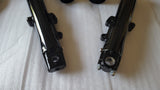Fork Lowers & Cow Bells Gloss Black (2001 - 2013 Touring Models)