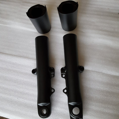 Fork Lowers & Cow Bells Denim Black (2014 & Newer Touring)