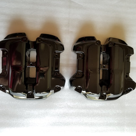 Rocker Box Covers Gloss Black (2017 and up) Milwaukee 8 Touring Models)