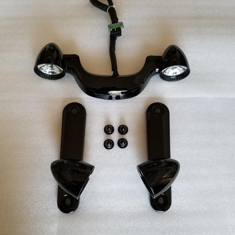Street Glide Front and Rear Light Gloss Black Package - 2014 - 2022