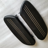 Rider Floor Boards with Streamliner Pads Denim Black (2007 & Newer Touring)