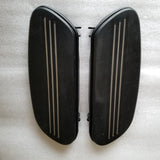 Rider Floor Boards with Streamliner Pads Denim Black (2007 & Newer Touring)