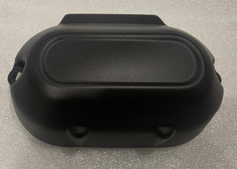 Side Transmission Cover Denim Black (2017- 2020 Milwaukee 8 Touring Models)