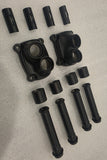 Push Rod Tubes and Tappet Covers - Denim Black (2017 and up Milwaukee 8 Touring Models)