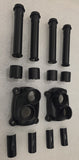 Push Rod Tubes and Tappet Covers - Denim Black (2017 and up Milwaukee 8 Touring Models)