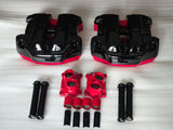 Rocker Box Covers Gloss Black and CVO Gloss Red (2017 and up) Milwaukee 8 Touring Models
