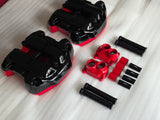 Rocker Box Covers Gloss Black and CVO Gloss Red (2017 and up) Milwaukee 8 Touring Models