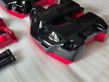 Rocker Box Covers Gloss Black and CVO Gloss Red (2017 and up) Milwaukee 8 Touring Models