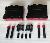 Rocker Box Covers Gloss Black and CVO Gloss Red (2007 - 2016 Touring Models)