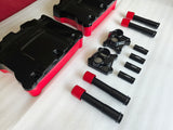 Rocker Box Covers Gloss Black and CVO Gloss Red (2007 - 2016 Touring Models)