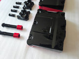 Rocker Box Covers Gloss Black and CVO Gloss Red (2007 - 2016 Touring Models)