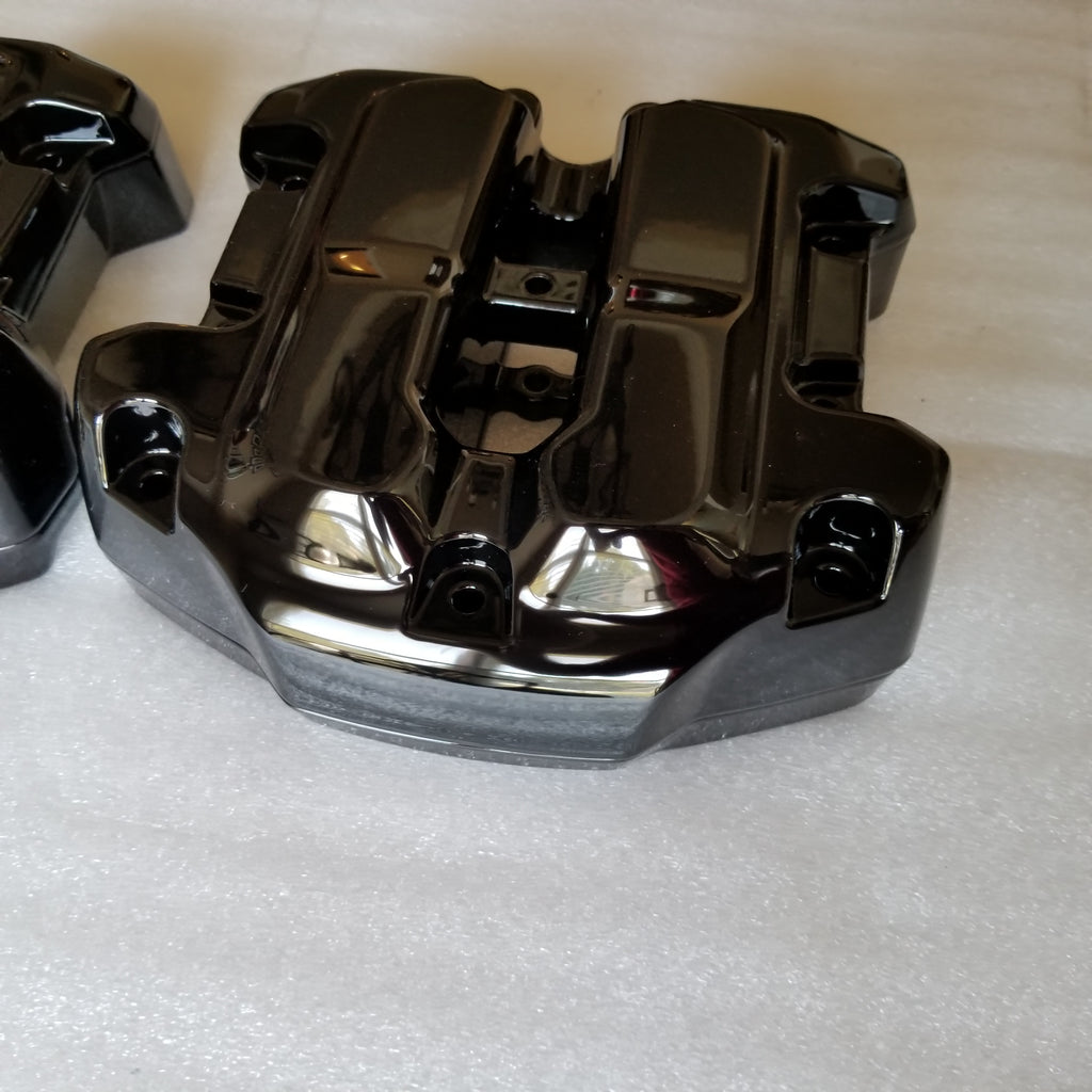 Rocker Box Covers Gloss Black (2017 and up) Milwaukee 8 Touring Models ...