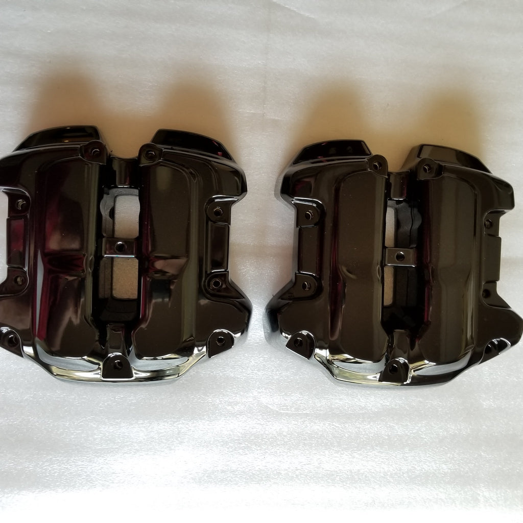 Milwaukee Rocker Box Cover Rocker Box Covers Gloss Black (2017 and up) Milwaukee 8 Touring Models ...