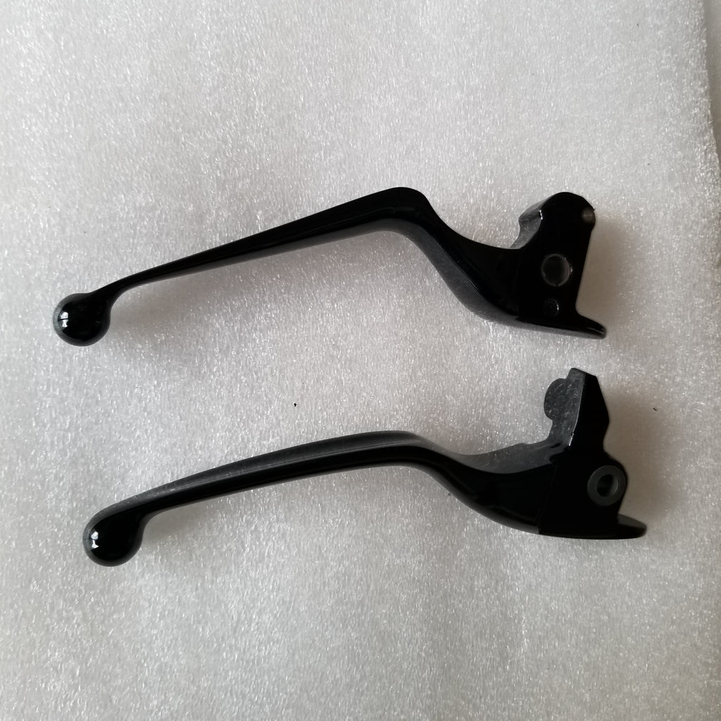 Black Adjustable Brake & Clutch Levers For Harley Touring Glide FLTRX 2014 & Up - Left & Right Set